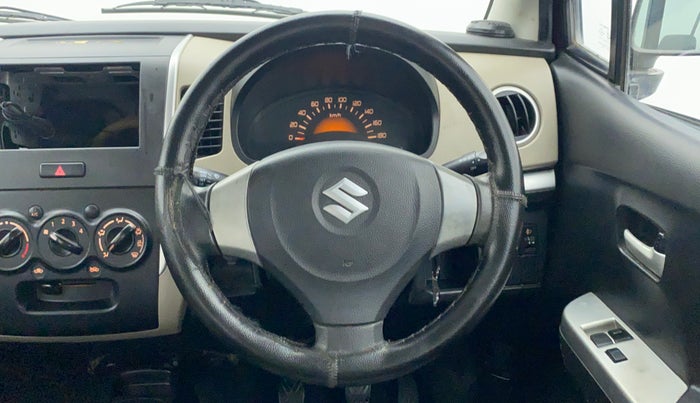 2014 Maruti Wagon R 1.0 LXI, Petrol, Manual, 70,410 km, Steering Wheel Close Up