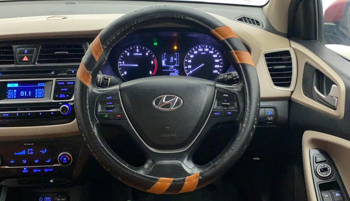 2014 Hyundai Elite i20 SPORTZ 1.4 (O) CRDI, Diesel, Manual, 99,928 km, Steering Wheel Close Up