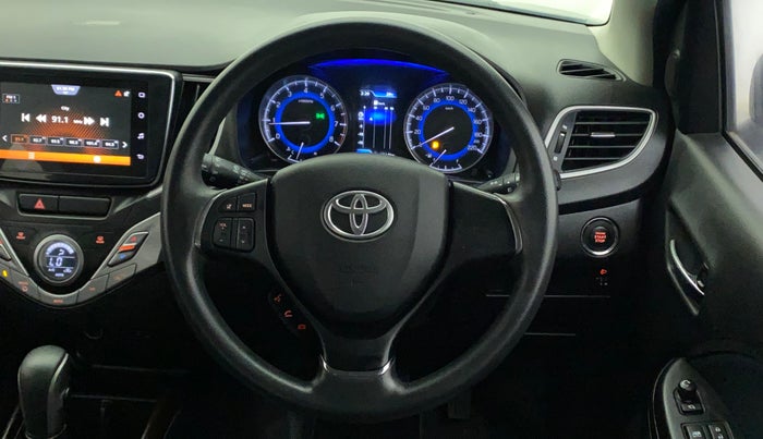 2021 Toyota Glanza G CVT, Petrol, Automatic, 34,793 km, Steering Wheel Close Up