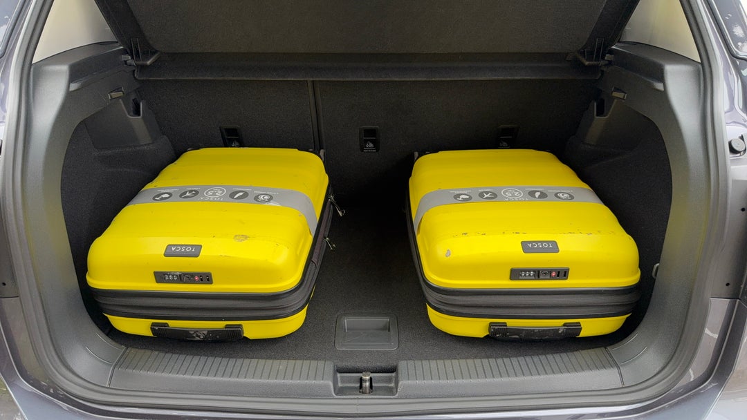 Boot Inside View with Luggage