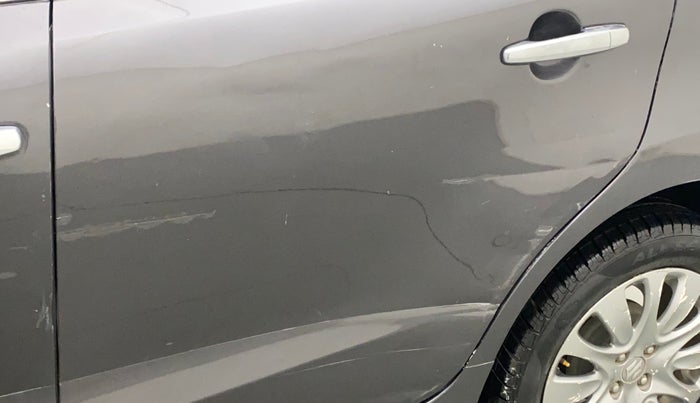 2017 Maruti Baleno ZETA CVT PETROL 1.2, Petrol, Automatic, 64,766 km, Rear left door - Slightly dented