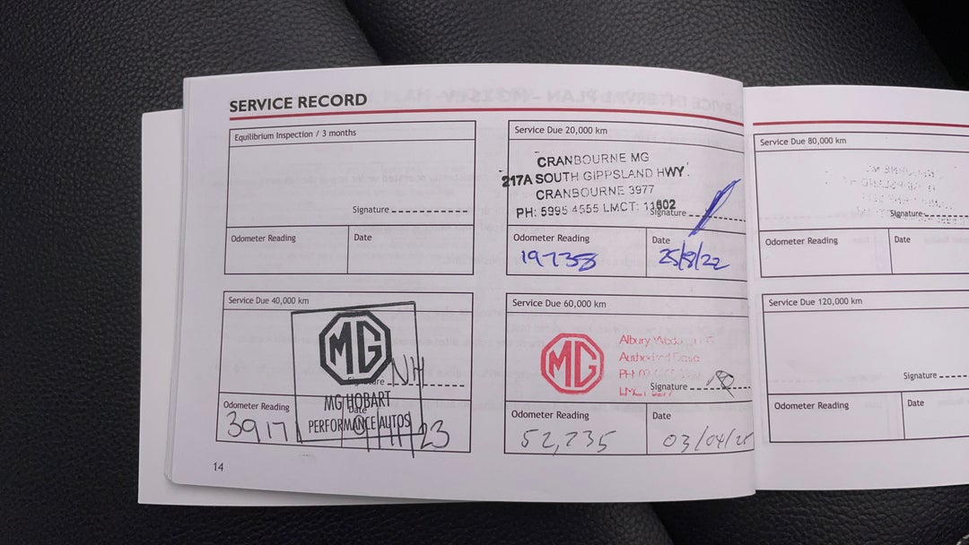 2021 MG ZS EV Essence, Automatic, 54853 km, Service History