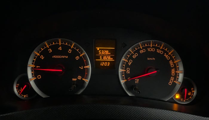 2017 Maruti Swift VXI O, Petrol, Manual, 52,155 km, Odometer Image