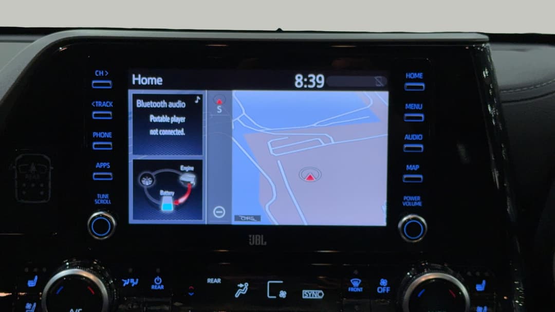 2022 Toyota Kluger Grande Hybrid AWD, Automatic, 42941 km, Infotainment System