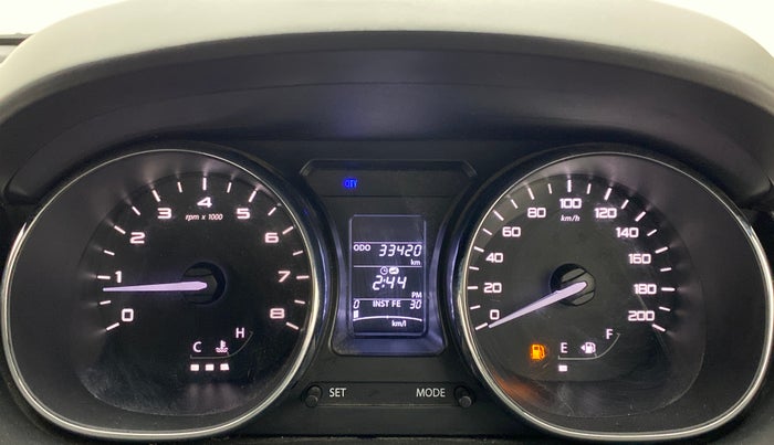 2018 Tata Tiago XZ 1.2 REVOTRON, Petrol, Manual, 33,420 km, Odometer Image