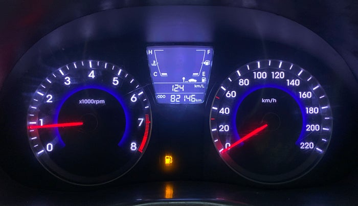 2013 Hyundai Verna FLUIDIC 1.6 VTVT EX, Petrol, Manual, 82,146 km, Odometer Image