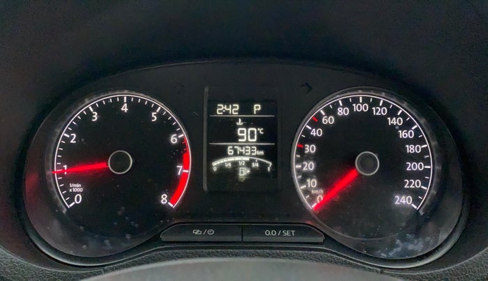 2019 Volkswagen Vento HIGHLINE PLUS 1.2 AT 16 ALLOY, Petrol, Automatic, 67,433 km, Odometer Image