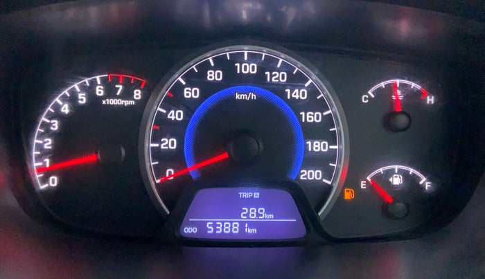 2016 Hyundai Grand i10 SPORTZ 1.2 KAPPA VTVT, Petrol, Manual, 54,440 km, Odometer View