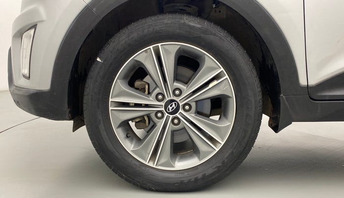 2017 Hyundai Creta 1.6 SX PLUS AUTO PETROL, Petrol, Automatic, 45,708 km, Left Front Wheel
