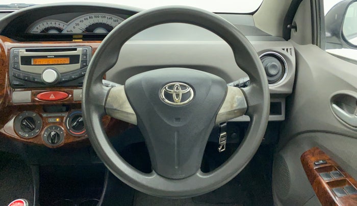 2011 Toyota Etios V, Petrol, Manual, 45,599 km, Steering Wheel Close Up