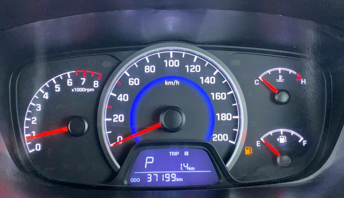 2017 Hyundai Grand i10 SPORTZ (O) 1.2 AT VTVT, Petrol, Automatic, 37,295 km, Odometer Image