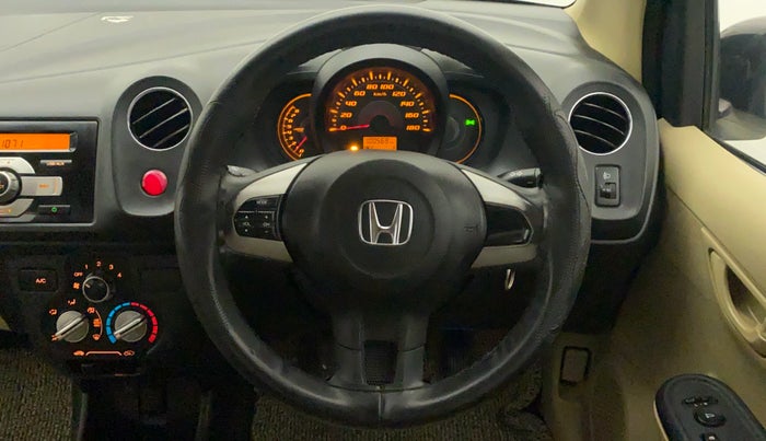 2014 Honda Amaze 1.2L I-VTEC S, Petrol, Manual, 1,00,568 km, Steering Wheel Close Up