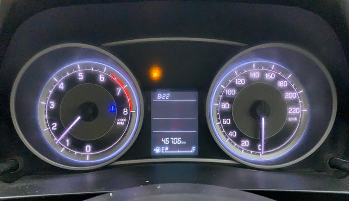 2019 Maruti Dzire VXI, Petrol, Manual, 46,706 km, Odometer Image