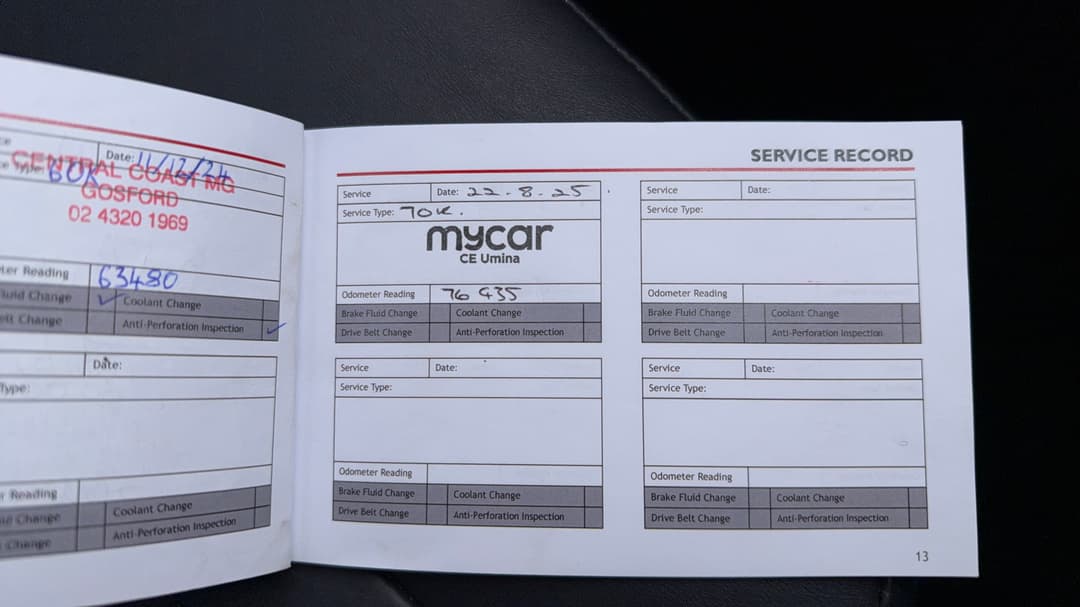 Service History