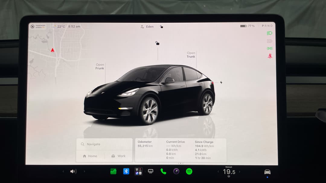 2023 Tesla Model Y Rear-wheel Drive, Automatic, 55315 km, Infotainment System