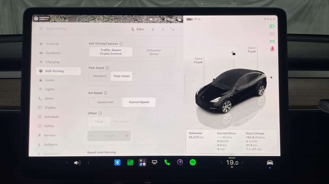 2023 Tesla Model Y Rear-wheel Drive, Automatic, 55315 km, Cruise Control