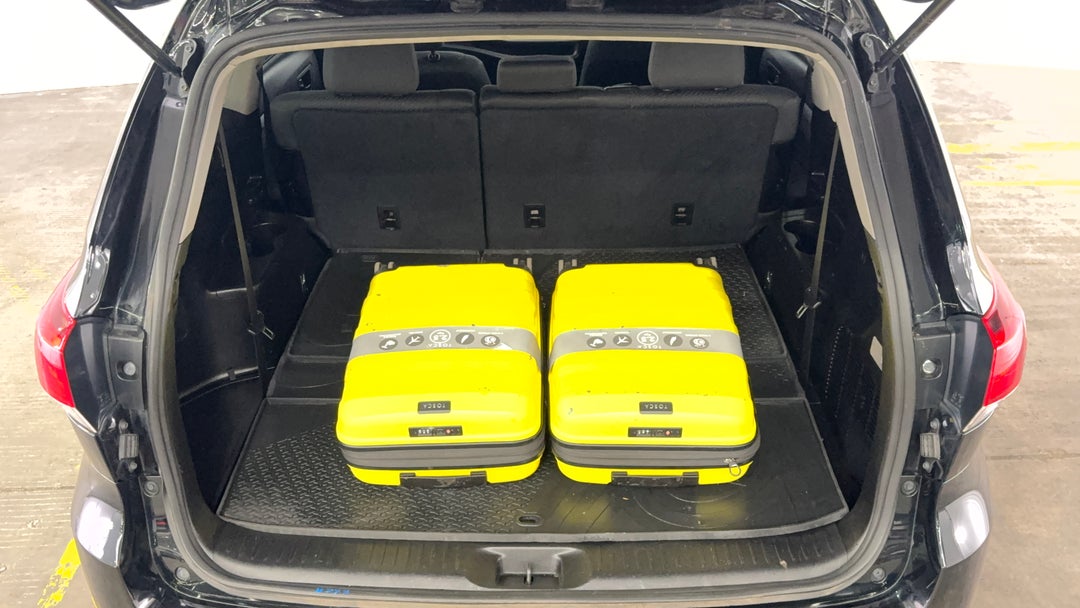 Boot Inside View with Luggage