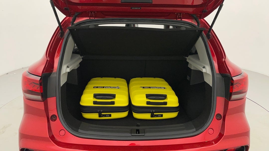 Boot Inside View with Luggage