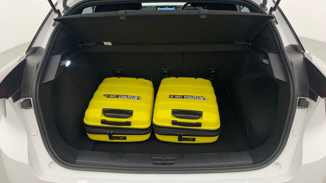 Boot Inside View with Luggage