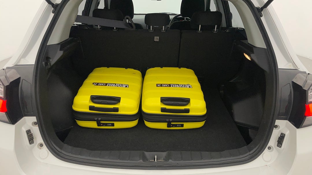 Boot Inside View with Luggage