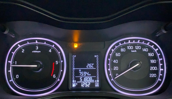 2019 Maruti Vitara Brezza ZDI PLUS, Diesel, Manual, 51,908 km, Odometer Image