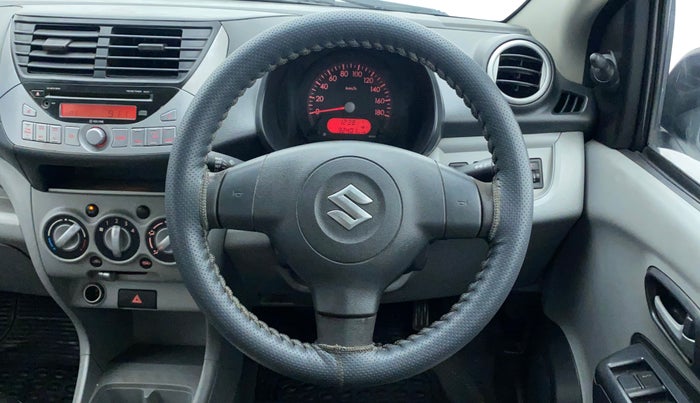 2010 Maruti A Star VXI, Petrol, Manual, 92,665 km, Steering Wheel Close Up