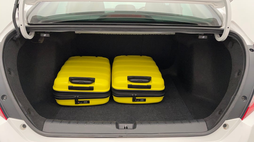 Boot Inside View with Luggage