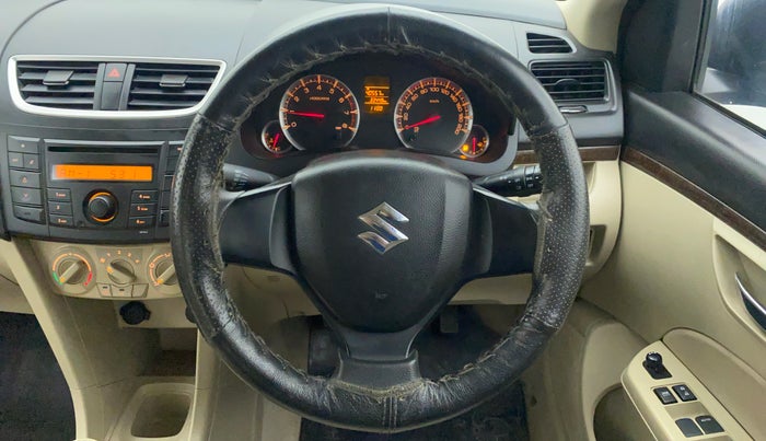 2013 Maruti Swift Dzire VXI, Petrol, Manual, 33,566 km, Steering Wheel Close Up