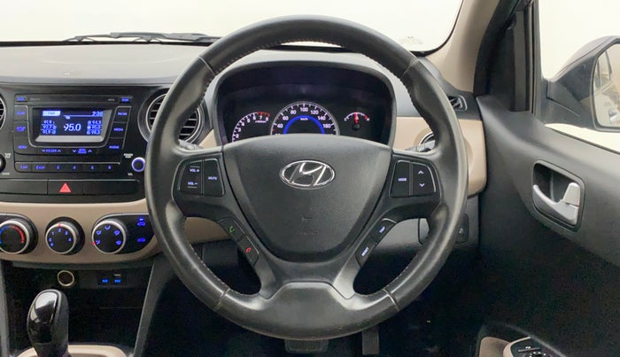 2016 Hyundai Grand i10 ASTA (O) AT 1.2 KAPPA VTVT, Petrol, Automatic, 42,090 km, Steering Wheel Close Up