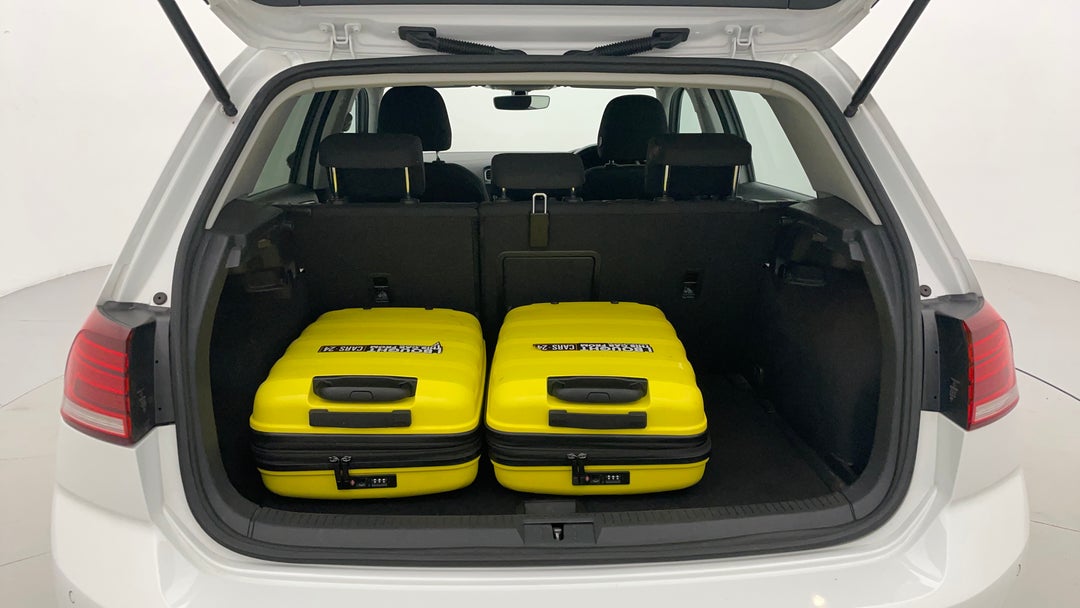 Boot Inside View with Luggage