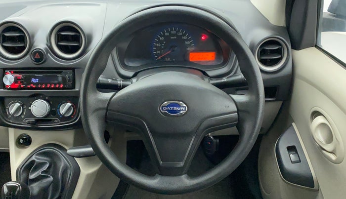 2017 Datsun Go Plus T, Petrol, Manual, 41,479 km, Steering Wheel Close Up