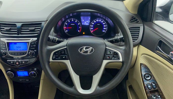 2013 Hyundai Verna FLUIDIC 1.6 EX VTVT, Petrol, Manual, 45,129 km, Steering Wheel Close Up