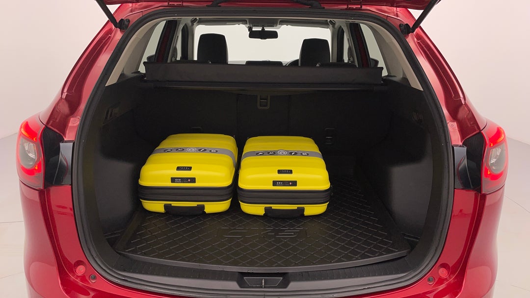 Boot Inside View with Luggage