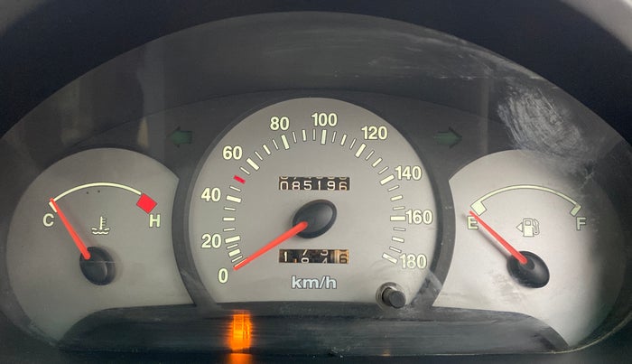 2009 Hyundai Santro Xing GLS, Petrol, Manual, 85,237 km, Odometer Image