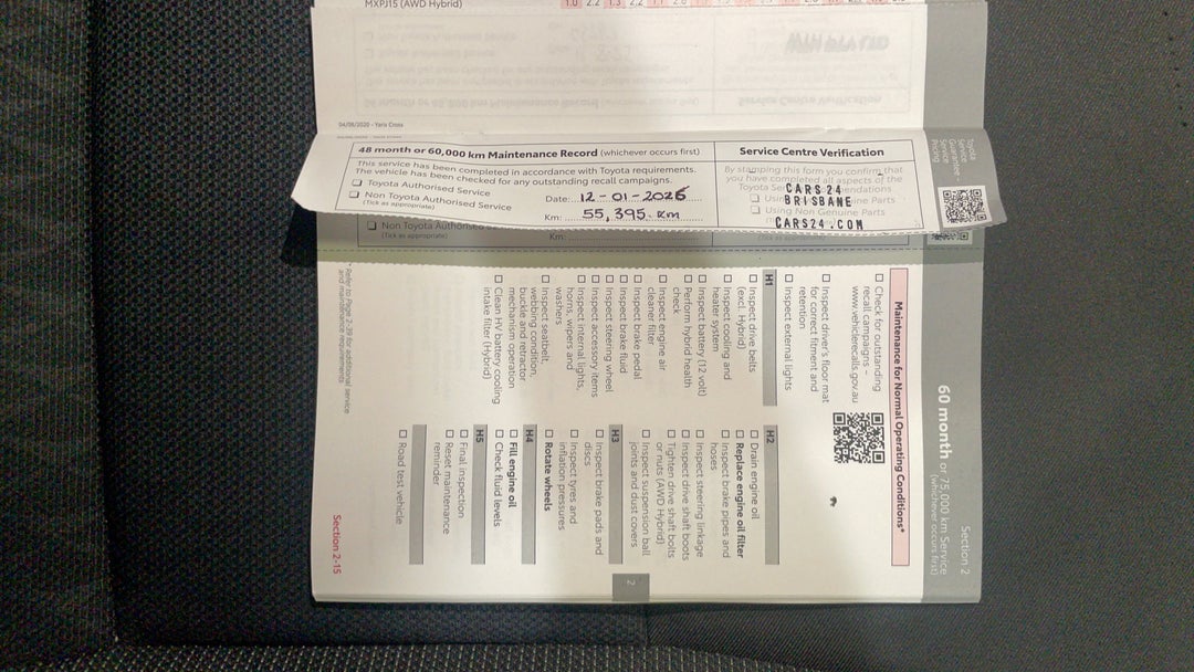 2023 Toyota Yaris Cross Gx, Automatic, 55401 km, Service History