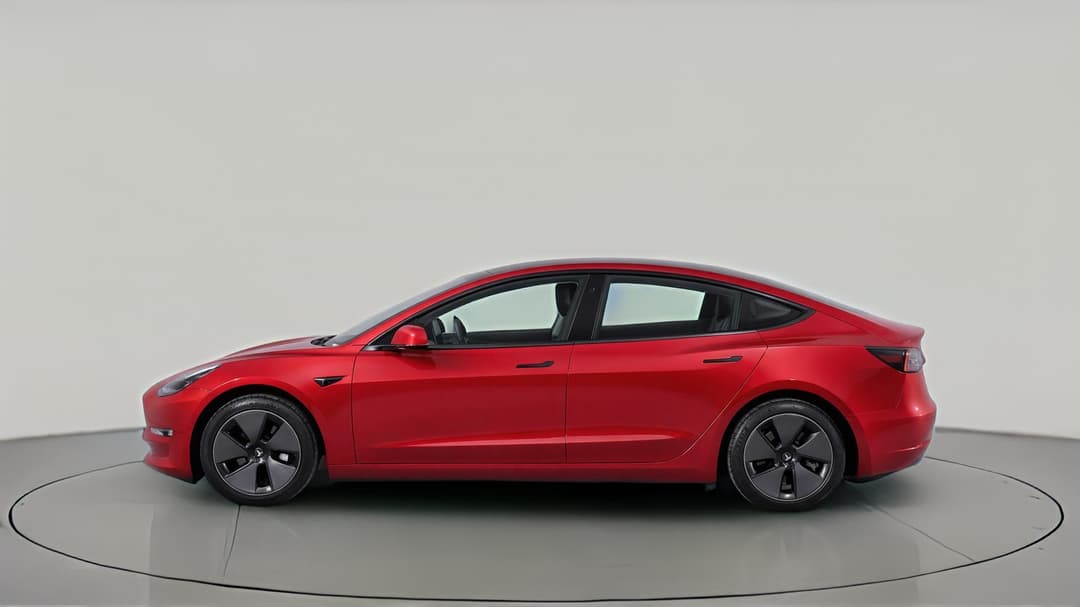 2021 Tesla Model 3 Standard Range Plus RWD, Automatic, 52458 km, Left Side View