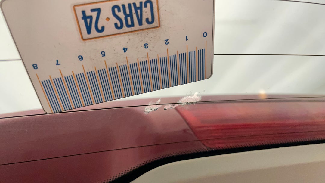 Windshield Rear Tinting scratched