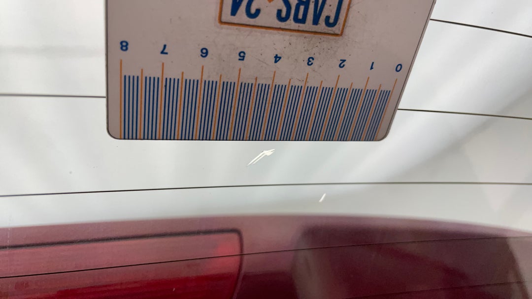 Windshield Rear Tinting scratched