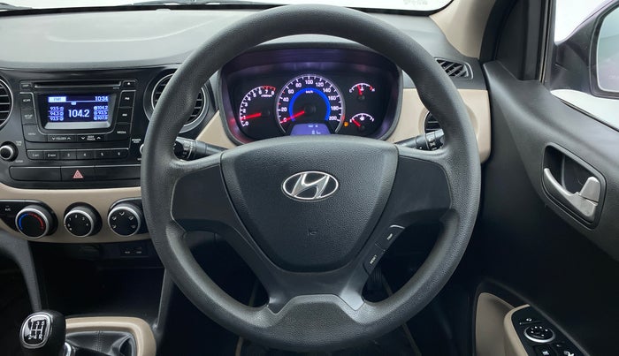 2014 Hyundai Grand i10 SPORTZ 1.2 KAPPA VTVT, Petrol, Manual, 56,412 km, Steering Wheel Close Up