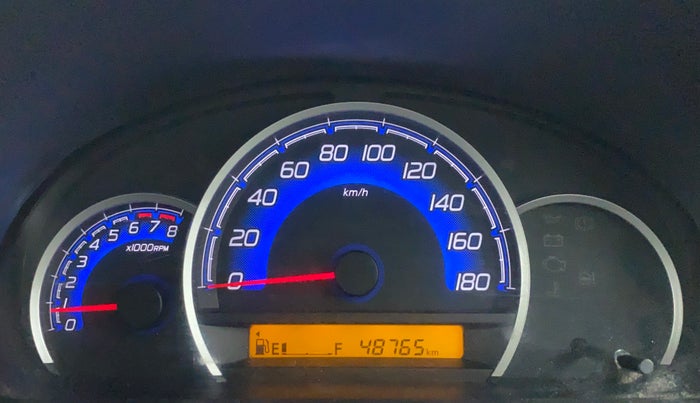 2018 Maruti Wagon R 1.0 VXI, Petrol, Manual, 48,863 km, Odometer Image
