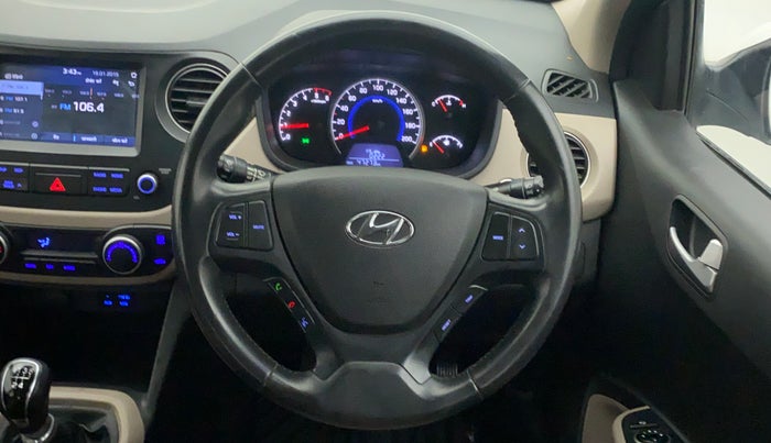 2018 Hyundai Grand i10 ASTA U2 1.2 CRDI, Diesel, Manual, 47,585 km, Steering Wheel Close Up