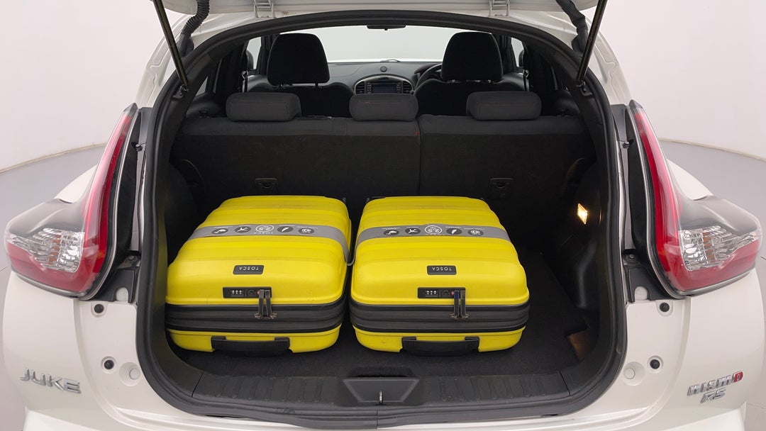 Boot Inside View with Luggage