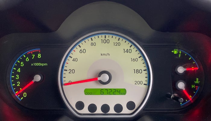 2010 Hyundai i10 MAGNA 1.2, Petrol, Manual, 67,263 km, Odometer Image