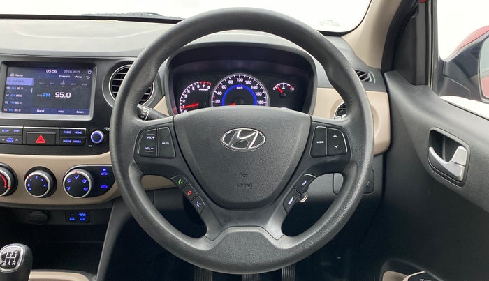 2018 Hyundai Grand i10 SPORTZ 1.2 KAPPA VTVT, Petrol, Manual, 43,312 km, Steering Wheel Close Up