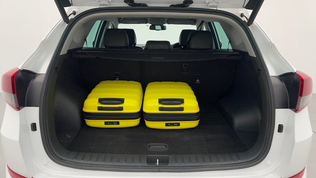 Boot Inside View with Luggage