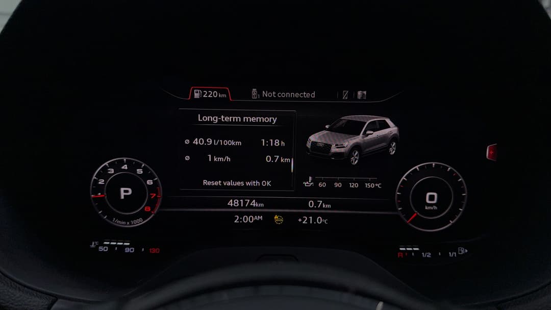 2021 Audi Q2 35 Tfsi, Automatic, 48174 km, Odometer View