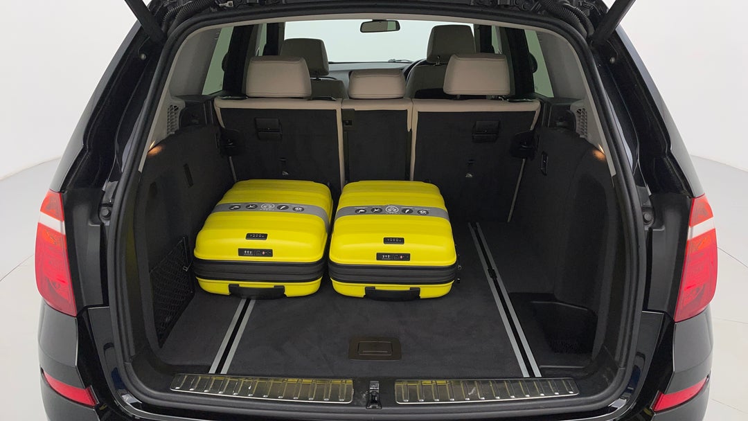 Boot Inside View with Luggage