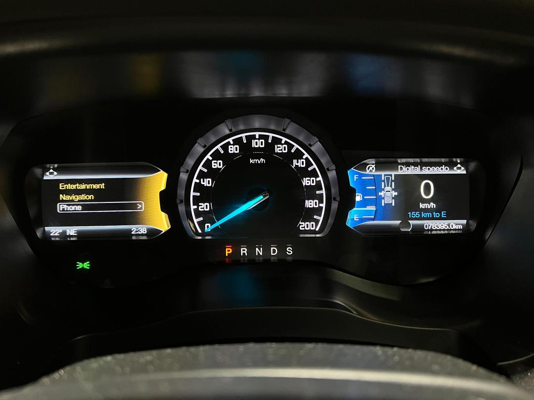 2021 Ford Ranger Wildtrak 2.0 (4x4), Automatic, 78395 km, Odometer View