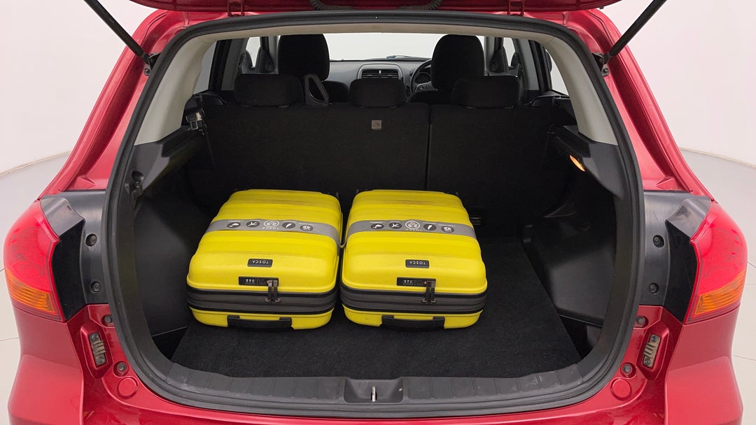 Boot Inside View with Luggage