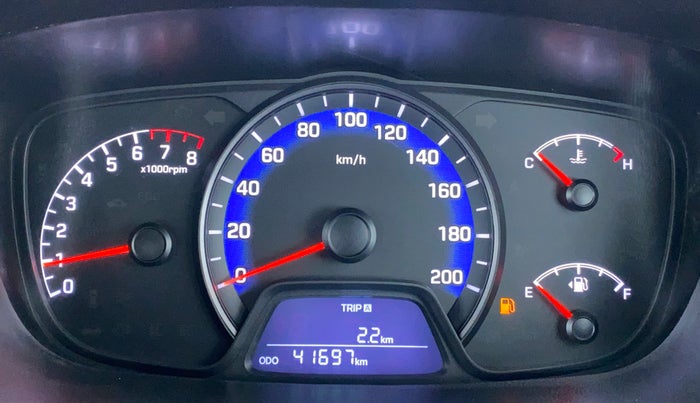 2017 Hyundai Xcent E PLUS, Petrol, Manual, 41,989 km, Odometer Image